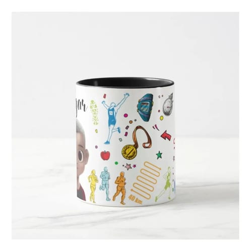 Caneca Personalizada Presente Criativo Maratona Corrida