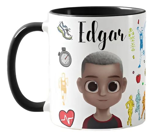 Caneca Personalizada Presente Criativo Maratona Corrida - Hobbies (Esportista)