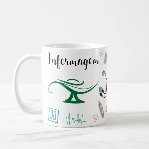 Caneca Personalizada Profissão - Enfermagem