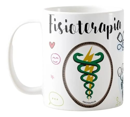Caneca Presente Profissão Fisioterapia Fisioterapia - Profissões (Fisioterapeuta)
