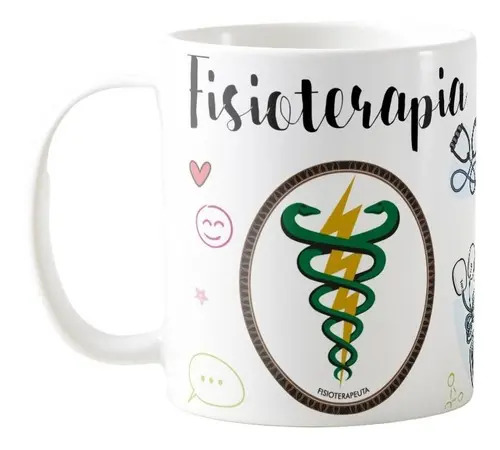 Caneca Presente Profissão Fisioterapia Fisioterapia - Profissões (Fisioterapeuta)