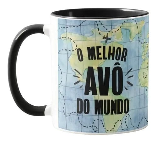Caneca Personalizada Melhor Avô do Mundo - Família (Avô)