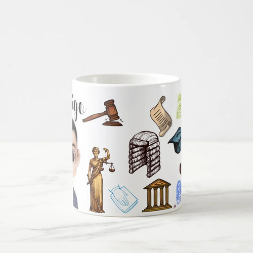 Caneca Personalizada Profissão Direito Presente Advogado