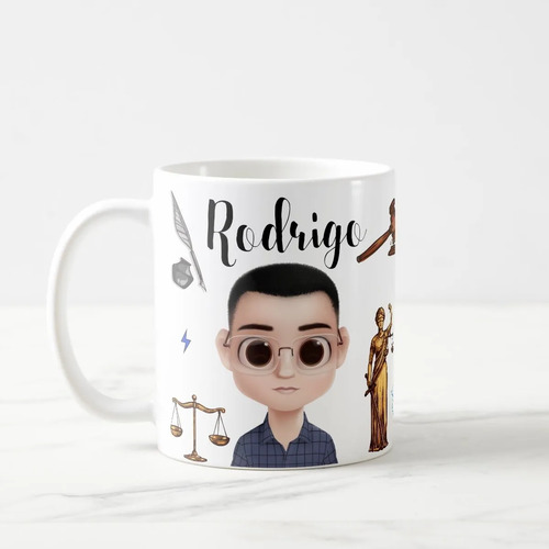 Caneca Personalizada Profissão Direito Presente Advogado