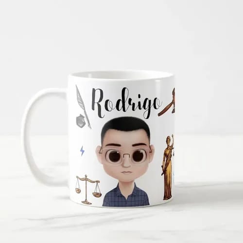 Caneca Personalizada Profissão Direito Presente Advogado