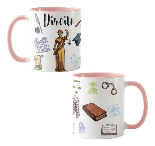 Caneca para Advogados Presente Criativo Formatura Direito