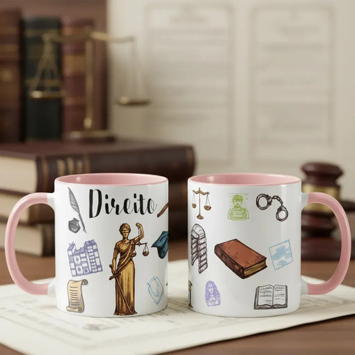 Caneca para Advogados Presente Criativo Formatura Direito - Profissões (Advogado(a))