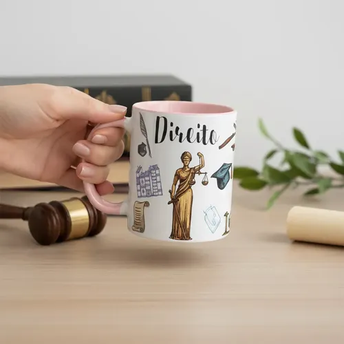 Caneca para Advogados Presente Criativo Formatura Direito