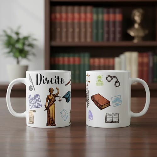 Caneca Direito Presente Escritório de Advocacia Advogados - Profissões (Advogado(a))