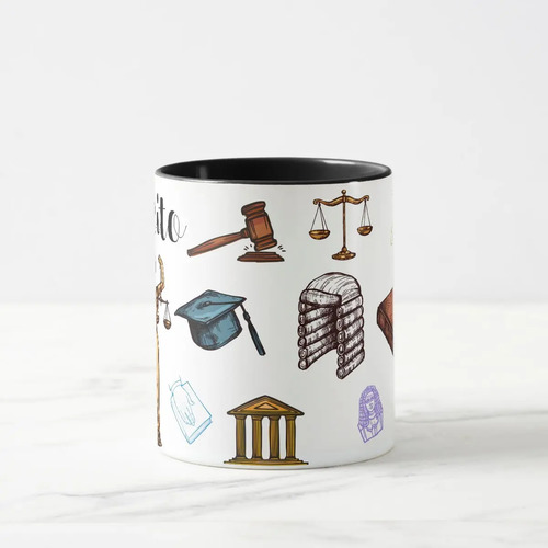 Caneca Direito Presente Personalizado Profissão Advogados