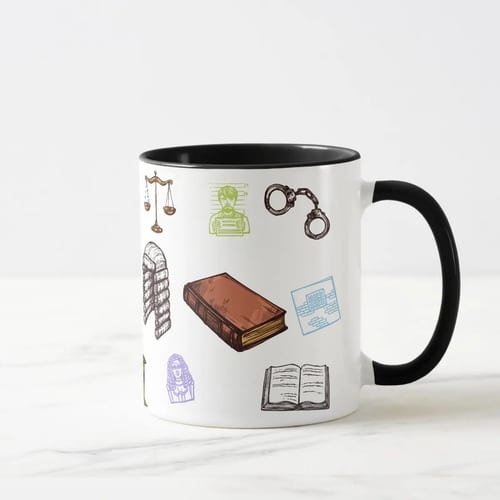 Caneca Direito Presente Personalizado Profissão Advogados