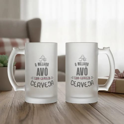 Copo de Cerveja Vovô Presente Pronta Entrega