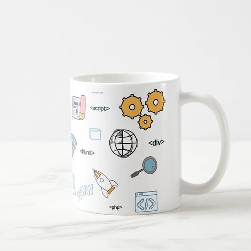 Caneca Personalizada Tecnologia Presente Criativo Equipe Ti