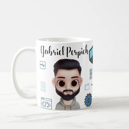 Caneca Personalizada Tecnologia Presente Criativo Equipe Ti