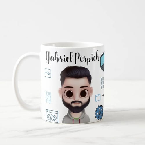 Caneca Personalizada Tecnologia Presente Criativo Equipe Ti