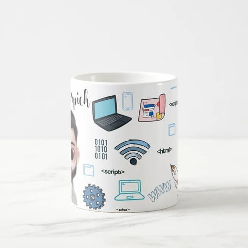 Caneca Personalizada Tecnologia Presente Criativo Equipe Ti