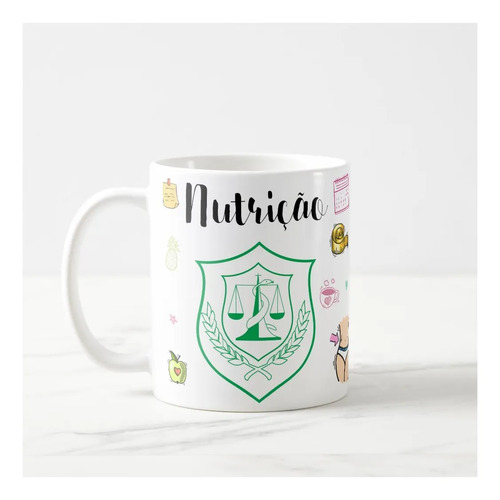 Caneca Profissão Presente Nutricionista Pronta Entrega