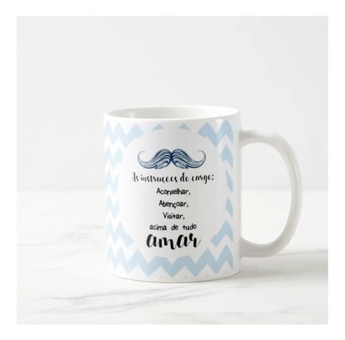 Caneca Dindo Batizado Presente Convite Xicara Padrinho