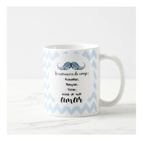 Caneca Dindo Batizado Presente Convite Xicara Padrinho