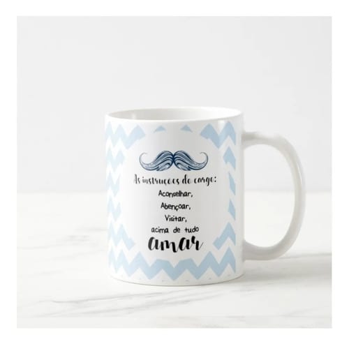 Caneca Dindo Batizado Presente Convite Xicara Padrinho