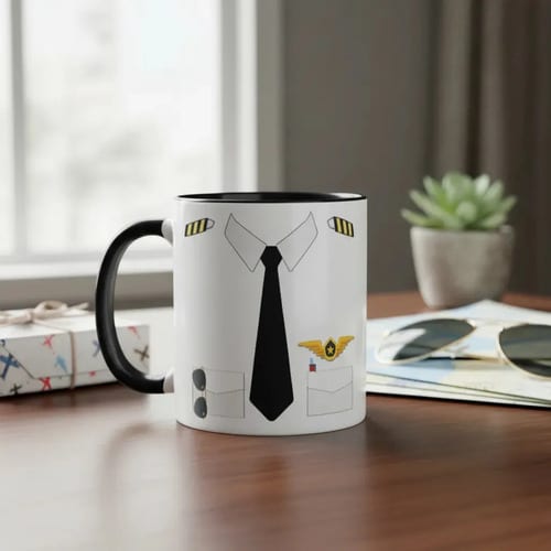 Caneca Personalizada Profissão Aviação Presente Piloto