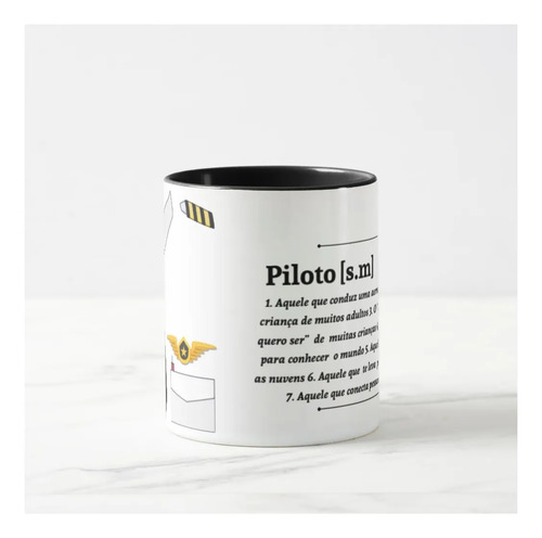 Caneca Personalizada Profissão Aviação Presente Piloto