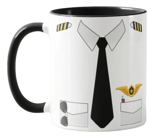 Caneca Personalizada Profissão Aviação Presente Piloto