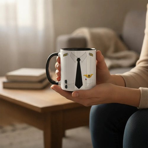 Caneca Personalizada Profissão Aviação Presente Piloto