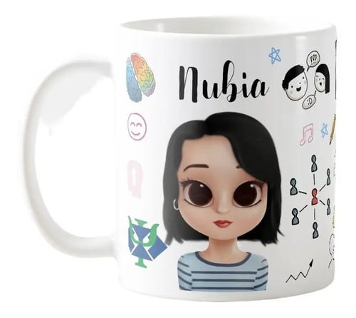 Caneca Personalizada Recursos Humanos com Avatar Branca - Profissões (Recursos Humanos)