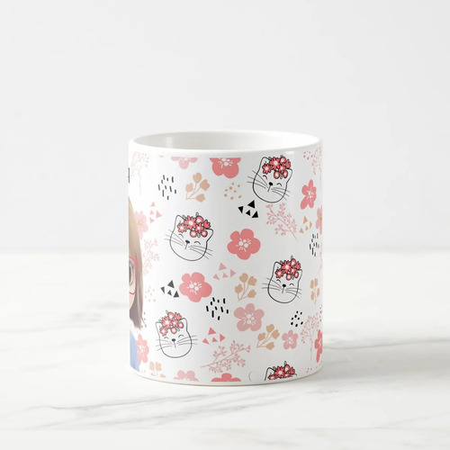 Caneca Presente Feminino Personalizado com Gatinhos