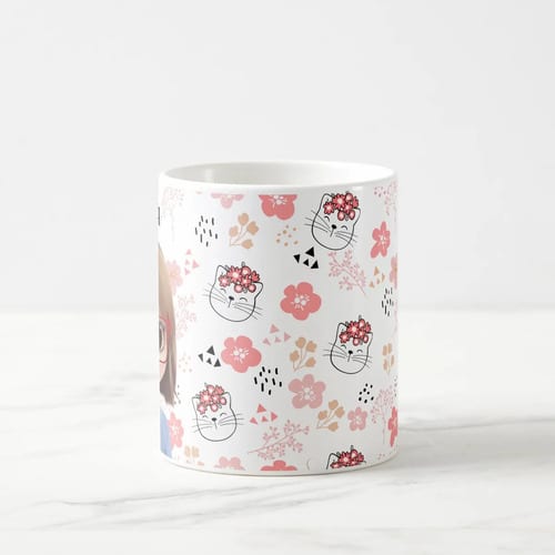 Caneca Presente Feminino Personalizado com Gatinhos