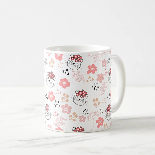 Caneca Presente Feminino Personalizado com Gatinhos