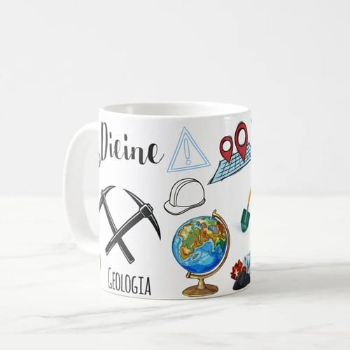 Caneca Presente Personalizado Geologia Profissão Geólogo
