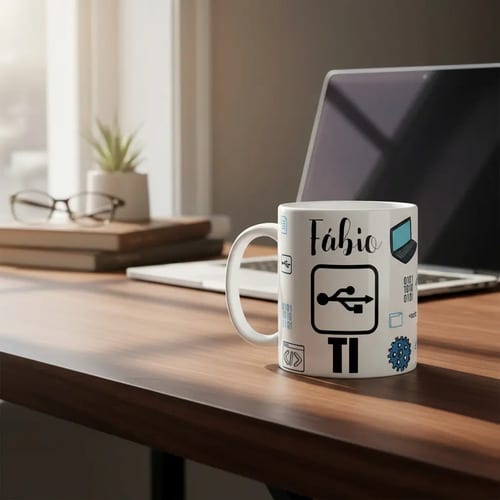 Caneca Profissão Presente Programador Tecnologia Com Nome