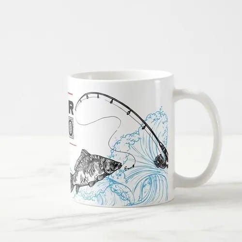 Caneca Personalizada Melhor Pescador do Mundo