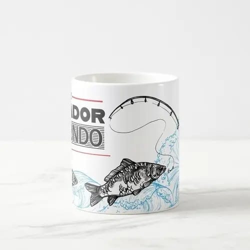 Caneca Personalizada Melhor Pescador do Mundo