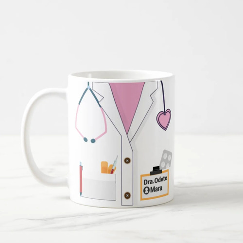Caneca Medicina Clinico Geral Personalizada Com Nome