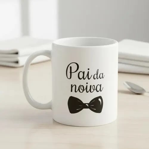 Conjunto 2 Canecas Personalizadas Para Pai Dos Noivos
