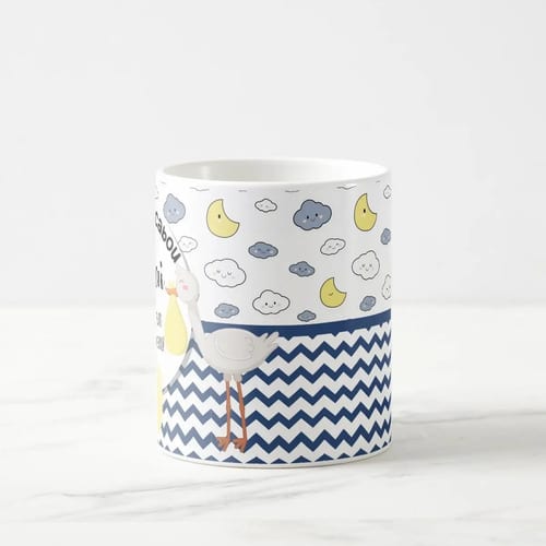Caneca Gravidez Presente Pai Papai Prepara o Colinho