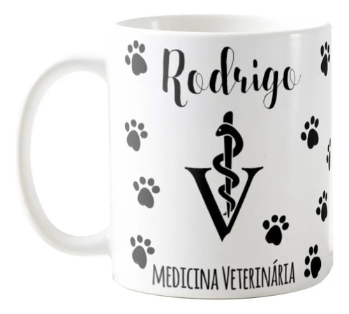 Caneca Profissão Medicina Veterinária Presente Veterinário