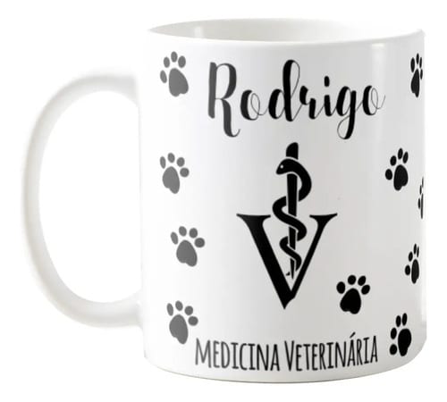 Caneca Profissão Medicina Veterinária Presente Veterinário