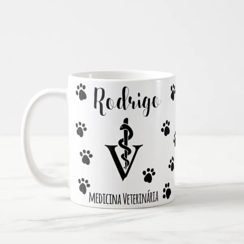 Caneca Profissão Medicina Veterinária Presente Veterinário