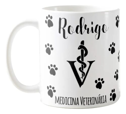 Caneca Profissão Medicina Veterinária Presente Veterinário
