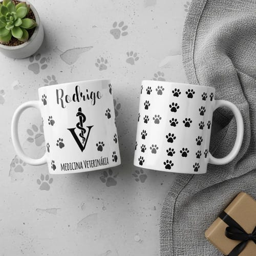 Caneca Profissão Medicina Veterinária Presente Veterinário