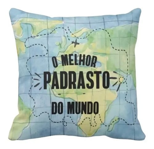Almofada Decorativa Melhor Paidrasto - Família (almofada Melhor Paidrasto )