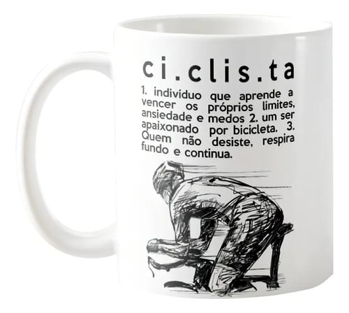 Caneca Ciclista Presente Criativo Significado Hobbies Bike Pronta Entrega - Hobbies (Ciclista)