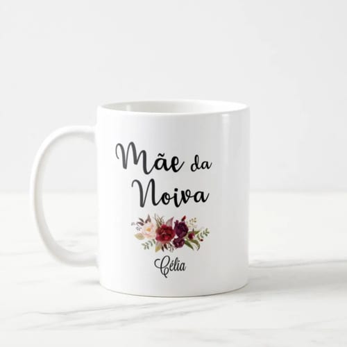 Kit 2 Canecas Personalizadas Casamento Mães dos Noivos