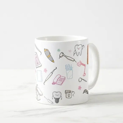Caneca Personalizada Odontologia Presente Especial Dentista