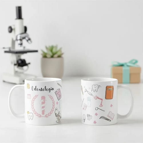 Caneca Personalizada Odontologia Presente Especial Dentista