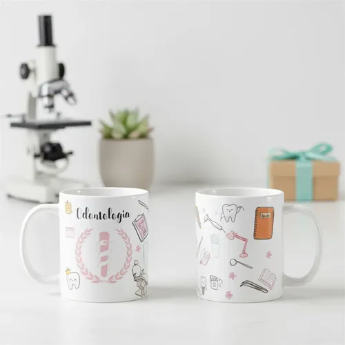 Caneca Personalizada Odontologia Presente Especial Dentista